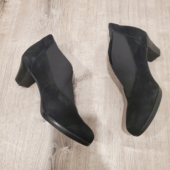 NEW Munro Francee Fashion Booties Black Suede - Picture 3 of 7